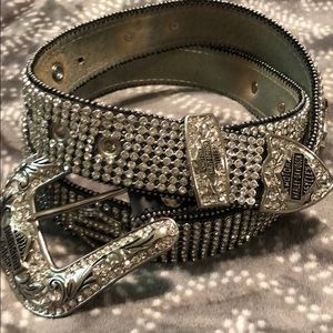 Harley Davidson Crystal Saturday Night Belt